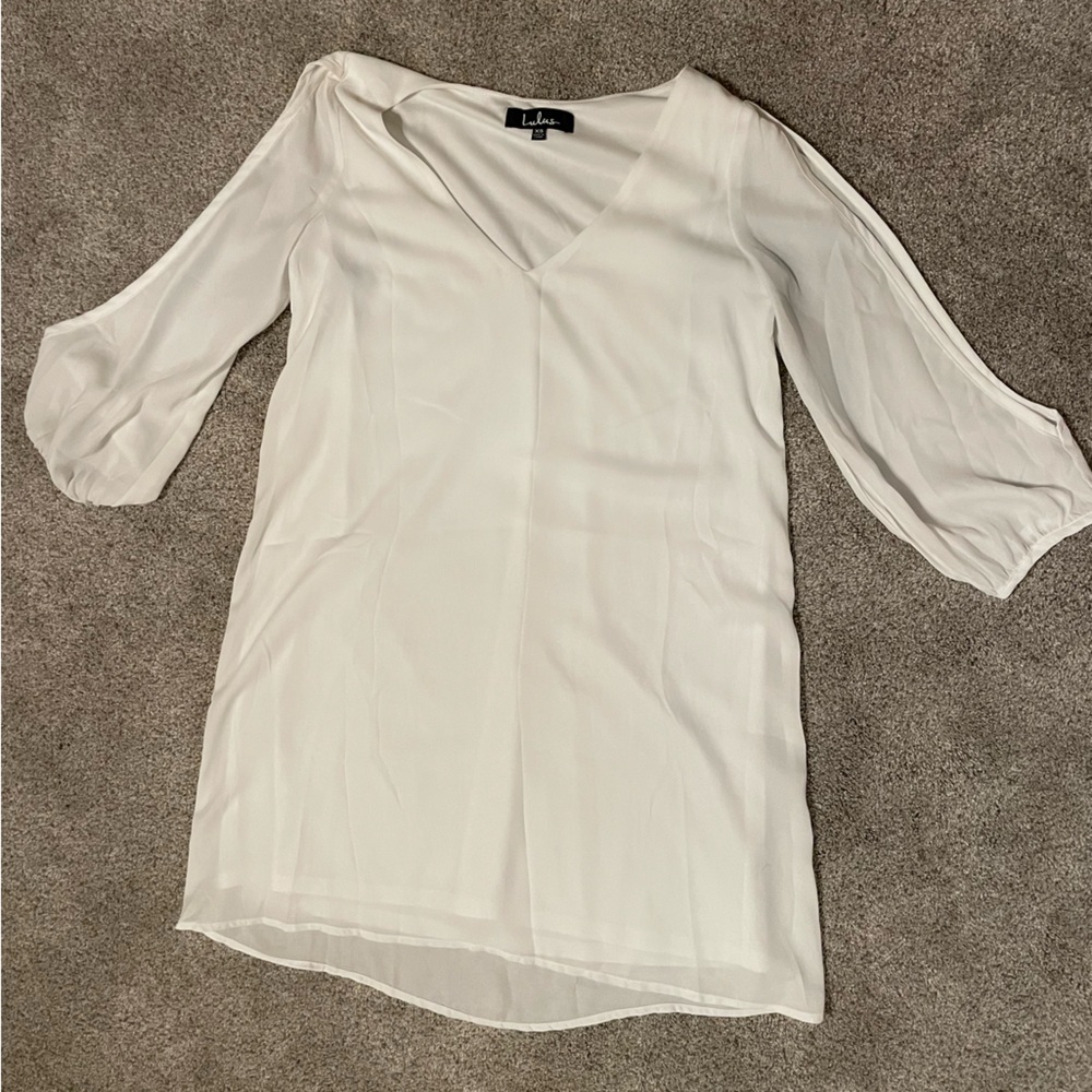 Lulu's White Mini Dress
